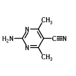 CAS 登录号：16341-54-1， 2-氨基-4,6-二甲基-嘧啶-5-甲腈