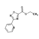 CAS 登录号：163719-76-4， 乙基3-(2-吡啶基)-1,2,4-恶二唑-5-羧酸酯