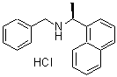 CAS 登录号：163831-66-1， (alphaS)-alpha-甲基-N-(苯基甲基)-1-萘甲胺盐酸盐(1:1)