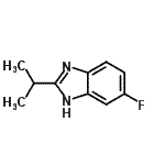 CAS 登录号：16405-80-4， 5-氟-2-异丙基-1H-苯并咪唑