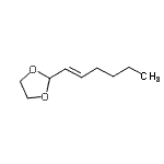 CAS 登录号：16486-85-4， 2-[(E)-己-1-烯基]-1,3-二氧戊环