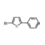 CAS 登录号：164936-60-1， 4-(5-溴-2-噻吩基)吡啶