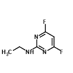 CAS 登录号：165258-59-3， N-乙基-4,6-二氟-2-嘧啶胺