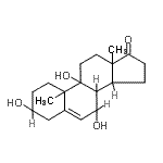 CAS 登录号：165281-41-4， 3,7,9-三羟基雄甾-5-烯-17-酮