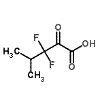 CAS 登录号：165544-39-8， 3,3-二氟-4-甲基-2-氧代戊酸