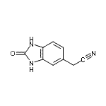 CAS 登录号：165615-88-3， (2-氧代-2,3-二氢-1H-苯并咪唑-5-基)乙腈