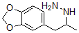 CAS 登录号：16602-88-3， 1-[alpha-甲基-3,4-(亚甲二氧基)苯乙基]肼