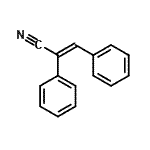 CAS 登录号：16610-80-3， (2E)-2,3-二苯基丙烯腈