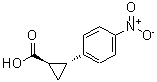 CAS 登录号:16633-46-8, (1R,2R)-2-(4-硝基苯基)环丙烷羧酸