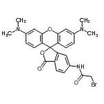 CAS 登录号：166442-39-3， N-[3',6'-二(二甲基氨基)-3-氧代-3H-螺[2-苯并呋喃-1,9'-氧杂蒽]-6-基]-2-溴乙酰胺