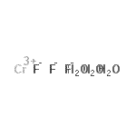 CAS 登录号：16671-27-5， 铬(3+)氟化物水合物(1:3:3)
