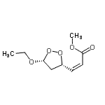 CAS 登录号：166819-48-3， 甲基(2Z)-3-[(3S,5R)-5-乙氧基-1,2-二氧戊环-3-基]丙烯酸酯