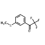 CAS 登录号：166831-66-9， 2,2,2-三氟-1-[3-(甲硫基)苯基]乙酮