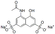 CAS 登录号:16698-16-1, 4-(乙酰氨基)-5-羟基-2,7-萘二磺酸钠盐(1:2)