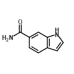 CAS 登录号：1670-88-8， 1H-吲哚-6-甲酰胺