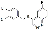 CAS 登录号:1683-35-8, 4-((3,4-二氯苄基)硫代)-6-氟噌啉