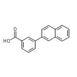 CAS 登录号：168618-46-0， 3-(2-萘基)苯甲酸