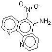 CAS 登录号：168646-53-5， 6-硝基-1,10-菲罗啉-5-胺