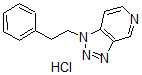 CAS 登录号：16870-86-3， 1-(beta-苯基乙基)三唑并(4,5-c)吡啶盐酸盐