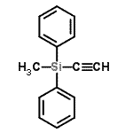 CAS 登录号：17156-65-9， 乙炔基(甲基)二苯基硅烷