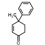 CAS 登录号：17429-36-6， 4-甲基-4-苯基-2-环己烯-1-酮