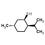 CAS 登录号：174757-27-8， (1R,2R,5S)-2-异丙基-5-甲基环己烷硫醇