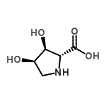 CAS 登录号：17663-43-3， (2R,3S,4R)-3,4-二羟基吡咯烷-2-羧酸