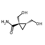 CAS 登录号：176728-09-9， (1R,2R)-1,2-二(羟基甲基)环丙烷甲酰胺