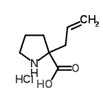 CAS 登录号：177206-69-8， 2-烯丙基脯氨酸盐酸盐(1:1)