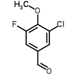CAS 登录号：177994-49-9， 3-氯-5-氟-4-甲氧基苯甲醛