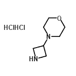CAS 登录号：178312-50-0， 4-(3-氮杂环丁基)吗啉二盐酸盐