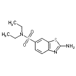 CAS 登录号：17901-14-3， 2-氨基-N,N-二乙基-1,3-苯并噻唑-6-磺酰胺