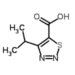 CAS 登录号：183302-68-3， 4-异丙基-1,2,3-噻二唑-5-羧酸
