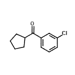 CAS 登录号：1855-40-9， (3-氯苯基)(环戊基)甲酮