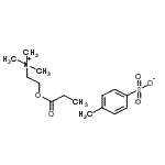 CAS 登录号：1866-13-3， N,N,N-三甲基-2-(丙酰氧基)乙铵 4-甲基苯磺酸盐