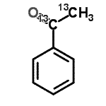 CAS 登录号：190314-15-9， 1-苯基(<sup>13</sup>C<sub>2</sub>)乙酮
