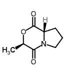CAS 登录号：203783-46-4， (3R,8aS)-3-甲基四氢-1H-吡咯并[2,1-c][1,4]恶嗪-1,4(3H)-二酮