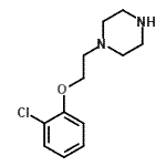 CAS 登录号：20383-85-1， 1-[2-(2-氯苯氧基)乙基]哌嗪