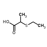 CAS 登录号：20461-87-4， 2-(乙硫基)丙酸