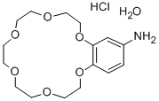 CAS 登录号：205504-06-9， 4-氨基苯并-18-冠醚-6 倍半水合物盐酸盐