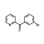 CAS 登录号：206357-82-6， (3-溴苯基)(2-吡啶基)甲酮