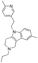 CAS#: 20674-93-5, 2,3,4,5-Tetrahydro-8-Methyl-5-[2-(6-Methyl-3-Pyridyl)Ethyl]-2-Propyl-1H-Pyrido[4,3-b]Indole