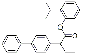 CAS 登录号:20724-13-4, alpha-乙基-4-联苯乙酸百里香基酯