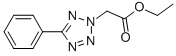 CAS 登录号：21054-65-9， 2-(5-苯基-2H-1,2,3,4-四唑基-2-基)乙酸乙酯