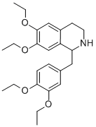 CAS 登录号:21088-15-3, 1-(3,4-二乙氧基-苄基)-6,7-二乙氧基-1,2,3,4-四氢-异喹啉