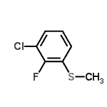 CAS 登录号：214057-24-6， 1-氯-2-氟-3-(甲硫基)苯