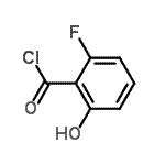 CAS 登录号：214752-63-3， 2-氟-6-羟基苯甲酰氯