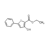 CAS 登录号：2158-86-3， 乙基3-羟基-5-苯基-2-噻吩羧酸酯