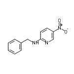 CAS 登录号：21630-48-8， N-苄基-5-硝基-2-吡啶胺