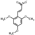 CAS 登录号：216433-58-8， 1,3,5-三甲氧基-2-[(E)-2-硝基乙烯基]苯